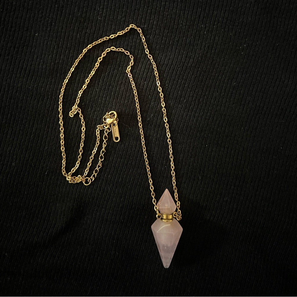 Rose Quartz Gemstone Necklace